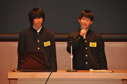兵庫県立西宮高等学校 1年 代表：中山樹